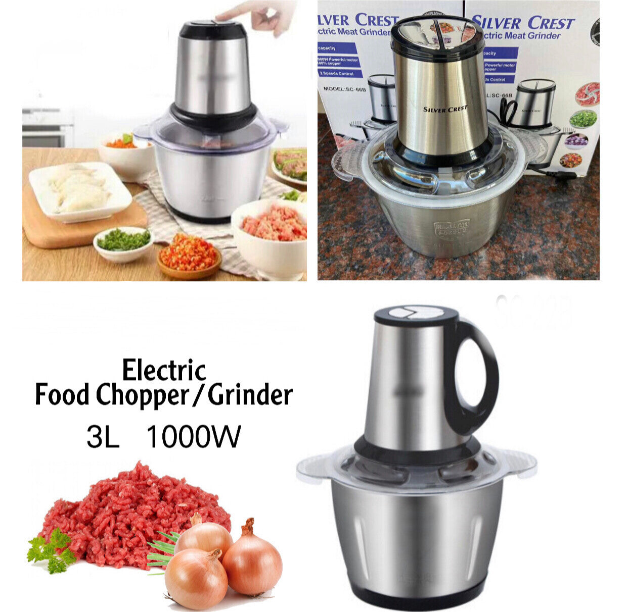 Silver Crest Meat Chopper, grinder, food processor.