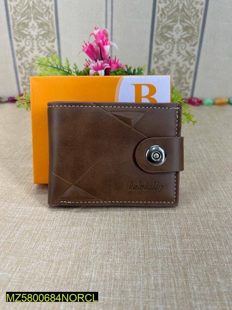 Men's Leather Textured Bifold Wallet