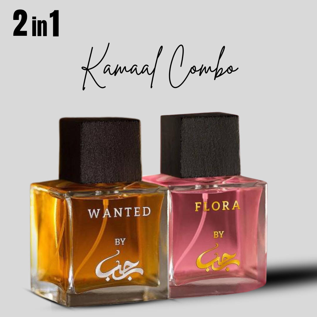 Kamaal Combo - Wanted By Rajab - Flora By Rajab - 50ml