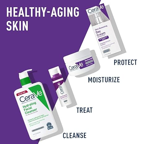 Cerave 4 In 1 Skincare Kit Night Cream for Radiant Skin
