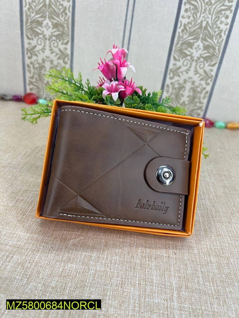 Men's Leather Textured Bifold Wallet