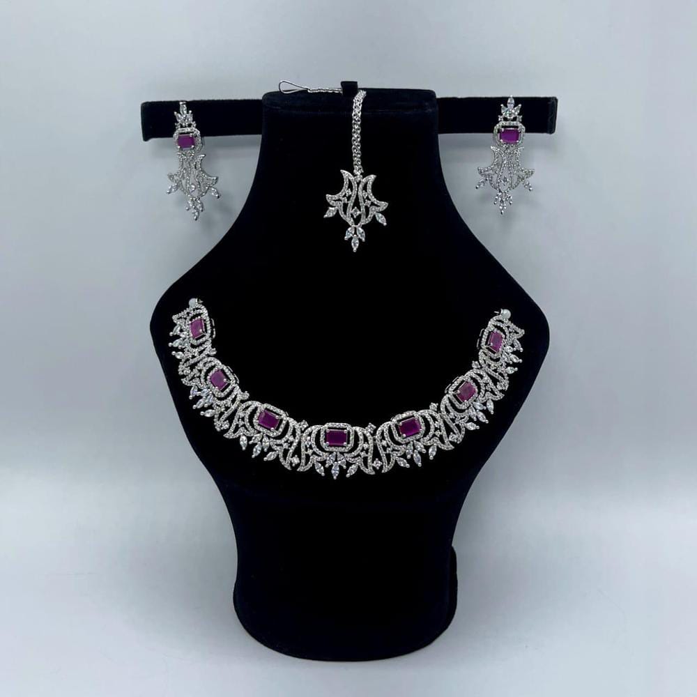 Silver Plated Necklace Set