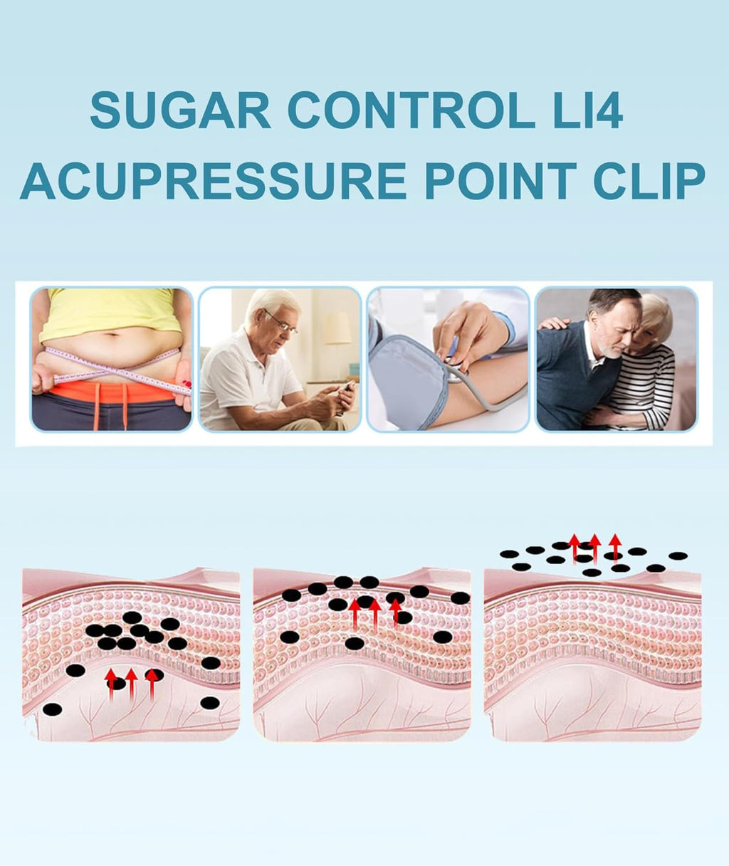 Sugar Control Li4 Acupressure Clip, Sugar Control Acupressure  (Black)