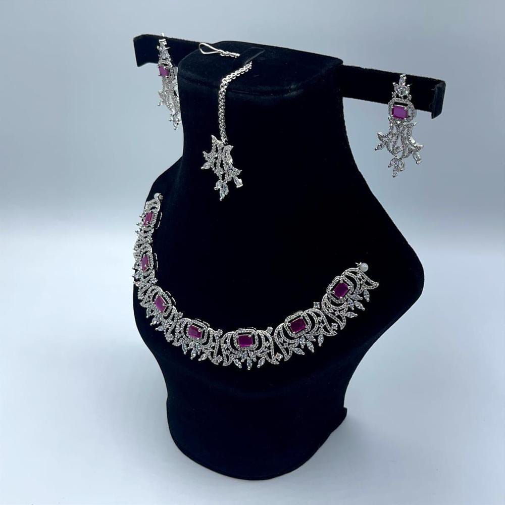 Silver Plated Necklace Set