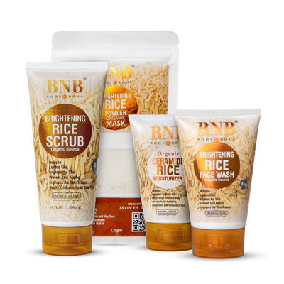 BNB Rice Glow Facial Kit 4 in 1