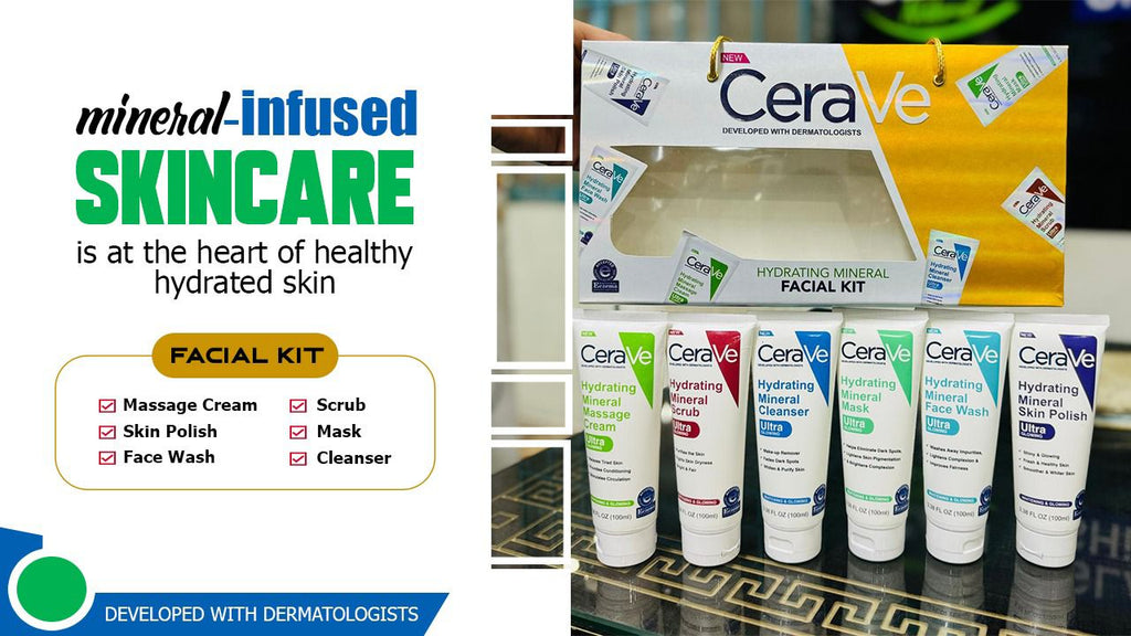 CeraVe Hydrating Mineral Facial Kit (6pc pack)