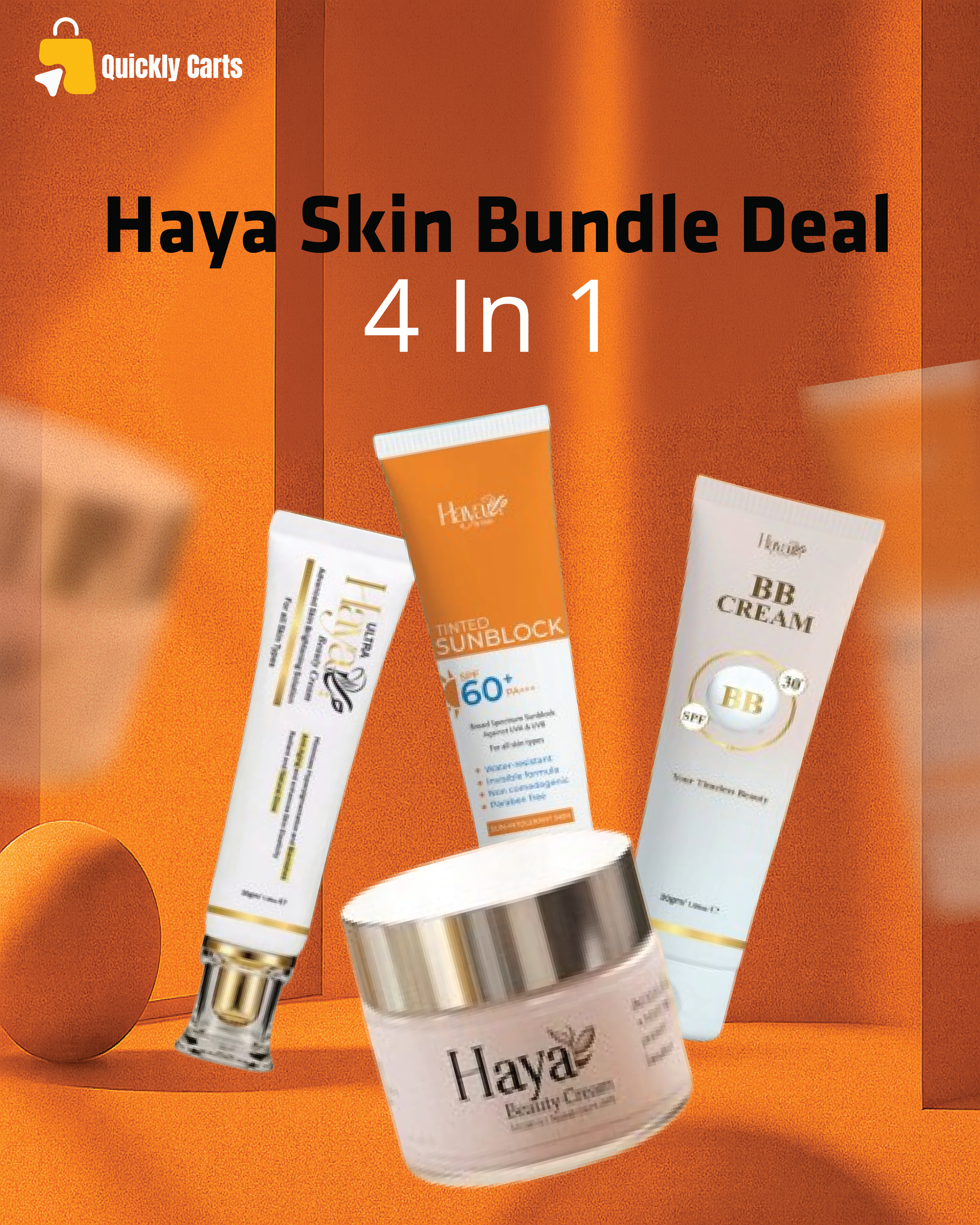 Haya Beauty 4-in-1 Kit – Glow Up with Confidence